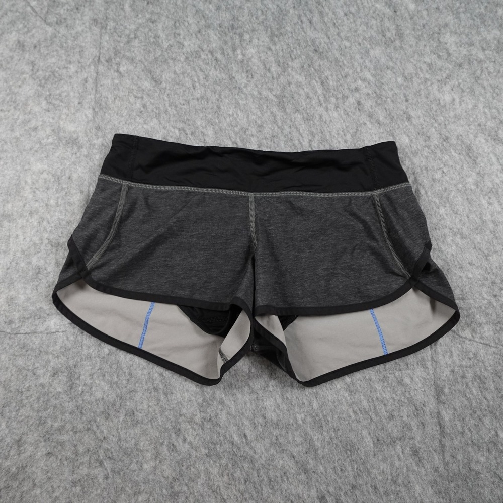 Lululemon Shorts Womens 6 Black‎ Speed Up Run Athletic Gym Workout